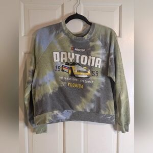 NASCAR Daytona International Speedway Tie Dye Sweatshirt XL Florida Racing 1959